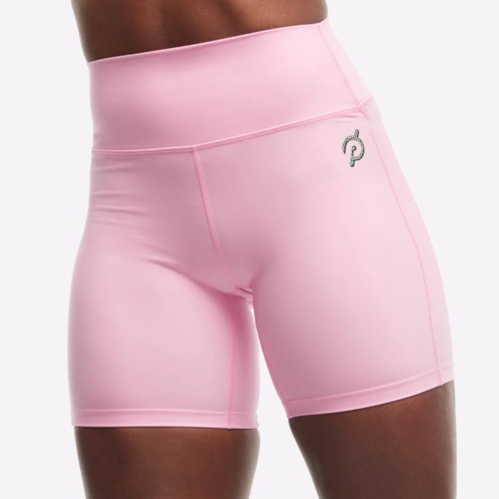 Peloton Cadent 7" High Rise Pocket Bike Short Sweet Pink